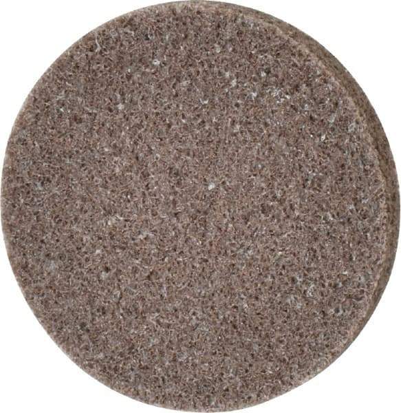 3M - 2" Disc Diam, Aluminum Oxide Quick Change Disc - Type S Attaching System, Nonwoven, Tan, Medium Grade, 22,100 RPM - Apex Tool & Supply