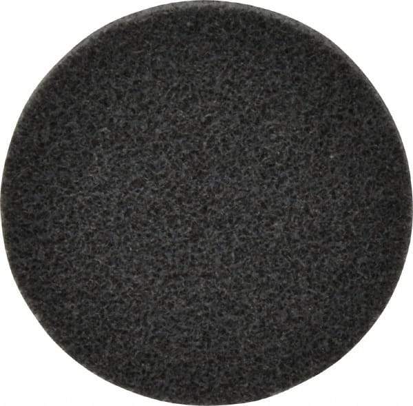3M - 3" Disc Diam, Silicon Carbide Quick Change Disc - Type S Attaching System, Nonwoven, Gray, Fine Grade, 15,100 RPM - Apex Tool & Supply