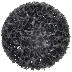 3M - 2" Disc Diam, Silicon Carbide Quick Change Disc - Type R Attaching System, Nonwoven, Black, Very Coarse Grade, 18,000 RPM - Apex Tool & Supply