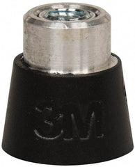 3M - 1" Diam Quick-Change Type P Disc Backing Pad - Medium Density, 30,000 RPM, Roloc TP Compatible - Apex Tool & Supply