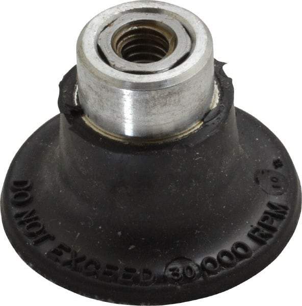 3M - 1-1/2" Diam Quick-Change Type R Disc Backing Pad - Soft Density, 30,000 RPM, Roloc TR Compatible - Apex Tool & Supply
