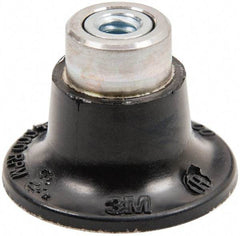 3M - 1-1/2" Diam Quick-Change Type S Disc Backing Pad - Hard Density, 30,000 RPM, Roloc TS Compatible - Apex Tool & Supply