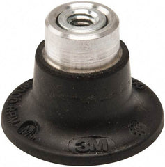 3M - 1-1/2" Diam Quick-Change Type S Disc Backing Pad - Medium Density, 30,000 RPM, Roloc TS Compatible - Apex Tool & Supply