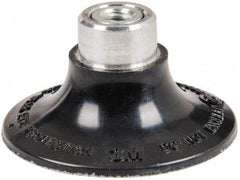 3M - 3" Diam Hard Backing Pad - 1/4-20 Thread & 20000 Max RPM, for Deburring Wheels - Apex Tool & Supply