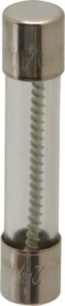 Cooper Bussmann - 250 VAC, 32 VDC, 2.8 Amp, Time Delay Miniature Glass Fuse - 1-1/4" OAL, 1/4" Diam - Apex Tool & Supply
