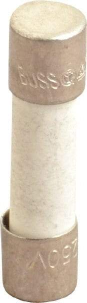 Cooper Bussmann - 250 VAC, 32 VDC, 3.15 Amp, Time Delay Miniature Ceramic Fuse - 20mm OAL, 5mm Diam - Apex Tool & Supply