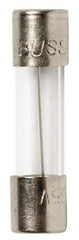 Cooper Bussmann - 250 VAC, 32 VDC, 0.125 Amp, Time Delay Miniature Glass Fuse - 20mm OAL, 10 at 125 V kA Rating, 5mm Diam - Apex Tool & Supply
