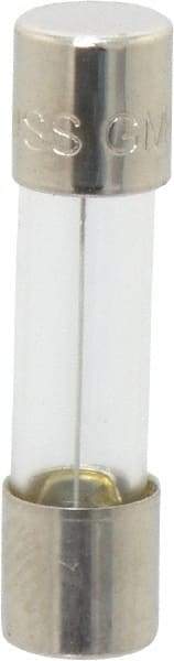 Cooper Bussmann - 250 VAC, 32 VDC, 3 Amp, Time Delay Miniature Glass Fuse - 20mm OAL, 10 at 125 V kA Rating, 5mm Diam - Apex Tool & Supply