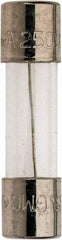 Cooper Bussmann - 250 VAC, 32 VDC, 0.3 Amp, Time Delay Miniature Glass Fuse - 20mm OAL, 10 at 125 V kA Rating, 5mm Diam - Apex Tool & Supply