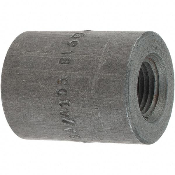Made in USA - Size 1/8", Class 3,000, Forged Carbon Steel Black Pipe End Cap - 3,000 psi, Threaded End Connection - Apex Tool & Supply
