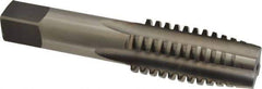 Made in USA - 1-1/8 - 5, Right Hand Thread, 2-9/16" Thread Length, Acme Thread Tap - 4 Flutes, Spiral Flute, 5-7/16" Overall Length, 2G Class of Fit, Plug Chamfer - Apex Tool & Supply