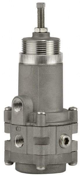 ARO/Ingersoll-Rand - 1/4 NPT Port, 20 CFM, Stainless Steel Diaphragm Operated Regulator - 2 to 150 psi Range, 250 Max psi Supply Pressure, 1/4" Gauge Port Thread, 2-1/2" Wide x 6.89" High - Apex Tool & Supply