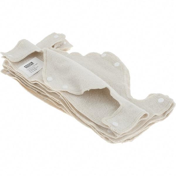 MSA - Hard Hat Accessories - W/SNAPS 10/PK WASHABLE TERRY SWEATBAND - Apex Tool & Supply