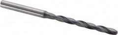 Kennametal - 3/16" 132° Spiral Flute Solid Carbide Taper Length Drill Bit - Apex Tool & Supply