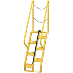 Vestil - 90-1/2" High 350 Lb Capacity 7 Step Alternating Tread Stair - Apex Tool & Supply