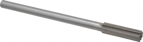 Interstate - 0.576" High Speed Steel 6 Flute Chucking Reamer - Apex Tool & Supply