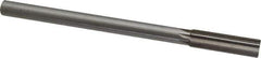 Interstate - 0.66" High Speed Steel 6 Flute Chucking Reamer - Straight Flute, 9/16" Straight Shank, 2-1/4" Flute Length, 9" OAL - Apex Tool & Supply