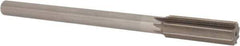 Interstate - 0.726" High Speed Steel 6 Flute Chucking Reamer - Straight Flute, 5/8" Straight Shank, 2-1/2" Flute Length, 9-1/2" OAL - Apex Tool & Supply