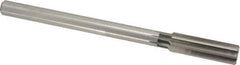 Interstate - 0.799" High Speed Steel 6 Flute Chucking Reamer - Straight Flute, 5/8" Straight Shank, 2-1/2" Flute Length, 9-1/2" OAL - Apex Tool & Supply