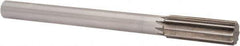 Interstate - 0.879" High Speed Steel 6 Flute Chucking Reamer - Straight Flute, 3/4" Straight Shank, 2-5/8" Flute Length, 10" OAL - Apex Tool & Supply