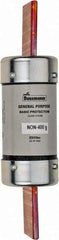 Cooper Bussmann - 125 VDC, 250 VAC, 400 Amp, Fast-Acting General Purpose Fuse - Bolt-on Mount, 8-5/8" OAL, 10 (RMS Symmetrical) kA Rating, 2-1/16" Diam - Apex Tool & Supply