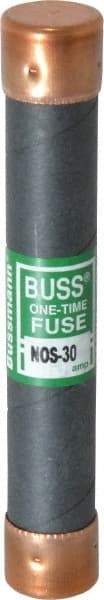 Cooper Bussmann - 600 VAC, 30 Amp, Fast-Acting General Purpose Fuse - Fuse Holder Mount, 127mm OAL, 50 at AC/DC kA Rating, 13/16" Diam - Apex Tool & Supply