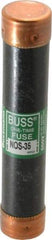 Cooper Bussmann - 600 VAC, 35 Amp, Fast-Acting General Purpose Fuse - Fuse Holder Mount, 5-1/2" OAL, 50 at AC/DC kA Rating, 1-1/16" Diam - Apex Tool & Supply