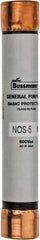 Cooper Bussmann - 600 VAC, 5 Amp, Fast-Acting General Purpose Fuse - Fuse Holder Mount, 127mm OAL, 50 at AC/DC kA Rating, 13/16" Diam - Apex Tool & Supply