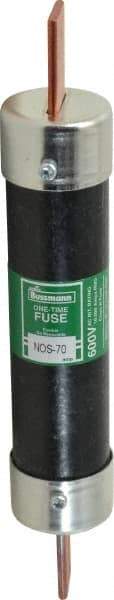 Cooper Bussmann - 600 VAC, 70 Amp, Fast-Acting General Purpose Fuse - Bolt-on Mount, 7-7/8" OAL, 10 (RMS Symmetrical) kA Rating, 1-5/16" Diam - Apex Tool & Supply
