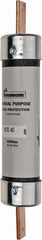 Cooper Bussmann - 600 VAC, 80 Amp, Fast-Acting General Purpose Fuse - Bolt-on Mount, 7-7/8" OAL, 10 (RMS Symmetrical) kA Rating, 1-5/16" Diam - Apex Tool & Supply