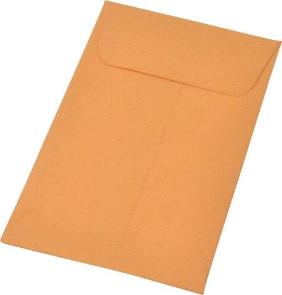 Quality Park - 4-1/4" Long x 2-1/2" Wide Gummed Flap Kraft Coin Envelope - 20 Lb Paper Weight - Apex Tool & Supply