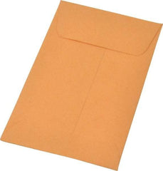 Quality Park - 4-1/4" Long x 2-1/2" Wide Gummed Flap Kraft Coin Envelope - 20 Lb Paper Weight - Apex Tool & Supply
