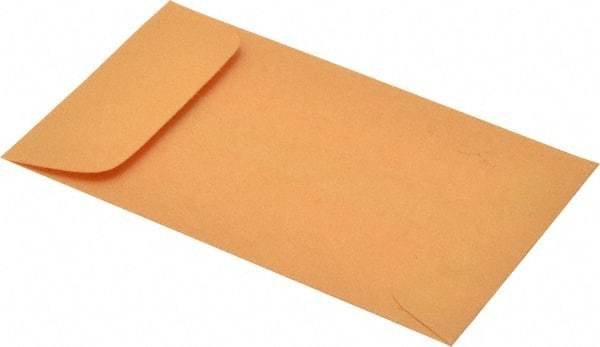 Quality Park - 4-1/4" Long x 2-1/2" Wide Gummed Flap Kraft Coin Envelope - 28 Lb Paper Weight - Apex Tool & Supply