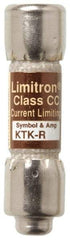 Cooper Bussmann - 600 VAC, 0.13 Amp, Fast-Acting General Purpose Fuse - Fuse Holder Mount, 1-1/2" OAL, 200 at AC (RMS) kA Rating, 13/32" Diam - Apex Tool & Supply