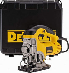 DeWALT - 6.5 Amp, 500 to 3,100 SPM, 1 Inch Stroke Length, Electric Jigsaw - 120V, 45° Cutting Angle - Apex Tool & Supply
