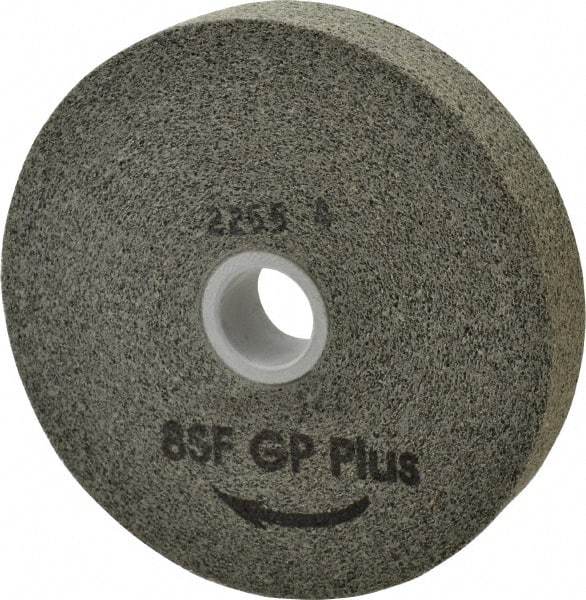 Standard Abrasives - 6" Diam, 1" Face Width, 1" Center Hole, Fine Grade, Silicon Carbide Deburring Wheel - Convolute, Hard Density 8 Grade, 6,000 RPM - Apex Tool & Supply
