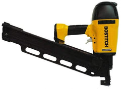 Stanley Bostitch - 1-1/2 to 2-1/2" Metal Connector Nail Length, 2 to 3-1/2" Plastic Framing Nail Length, 0.113 to 0.162" Plastic Framing Nail Diam, 0.131 to 0.162" Metal Connector Nail Diam, Framing Air Nailer - 80 to 120 psi - Apex Tool & Supply