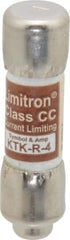 Cooper Bussmann - 600 VAC, 4 Amp, Fast-Acting General Purpose Fuse - Fuse Holder Mount, 1-1/2" OAL, 200 at AC (RMS) kA Rating, 13/32" Diam - Apex Tool & Supply