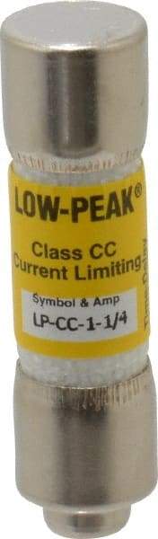 Cooper Bussmann - 300 VDC, 600 VAC, 1.25 Amp, Time Delay General Purpose Fuse - Fuse Holder Mount, 1-1/2" OAL, 20 at DC, 200 at AC (RMS) kA Rating, 13/32" Diam - Apex Tool & Supply