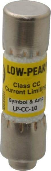 Cooper Bussmann - 150 VDC, 600 VAC, 10 Amp, Time Delay General Purpose Fuse - Fuse Holder Mount, 1-1/2" OAL, 20 at DC, 200 at AC (RMS) kA Rating, 13/32" Diam - Apex Tool & Supply