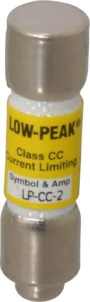 Cooper Bussmann - 300 VDC, 600 VAC, 2 Amp, Time Delay General Purpose Fuse - Fuse Holder Mount, 1-1/2" OAL, 20 at DC, 200 at AC (RMS) kA Rating, 13/32" Diam - Apex Tool & Supply