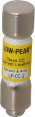 Cooper Bussmann - 300 VDC, 600 VAC, 2 Amp, Time Delay General Purpose Fuse - Fuse Holder Mount, 1-1/2" OAL, 20 at DC, 200 at AC (RMS) kA Rating, 13/32" Diam - Apex Tool & Supply