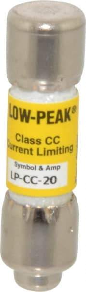 Cooper Bussmann - 300 VDC, 600 VAC, 20 Amp, Time Delay General Purpose Fuse - Fuse Holder Mount, 1-1/2" OAL, 20 at DC, 200 at AC (RMS) kA Rating, 13/32" Diam - Apex Tool & Supply