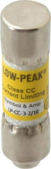 Cooper Bussmann - 150 VDC, 600 VAC, 3.2 Amp, Time Delay General Purpose Fuse - Fuse Holder Mount, 1-1/2" OAL, 20 at DC, 200 at AC (RMS) kA Rating, 13/32" Diam - Apex Tool & Supply
