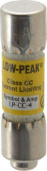 Cooper Bussmann - 150 VDC, 600 VAC, 4 Amp, Time Delay General Purpose Fuse - Fuse Holder Mount, 1-1/2" OAL, 20 at DC, 200 at AC (RMS) kA Rating, 13/32" Diam - Apex Tool & Supply