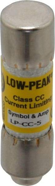 Cooper Bussmann - 150 VDC, 600 VAC, 5 Amp, Time Delay General Purpose Fuse - Fuse Holder Mount, 1-1/2" OAL, 20 at DC, 200 at AC (RMS) kA Rating, 13/32" Diam - Apex Tool & Supply