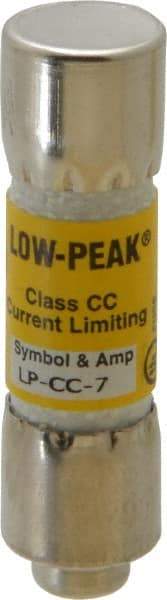 Cooper Bussmann - 150 VDC, 600 VAC, 7 Amp, Time Delay General Purpose Fuse - Fuse Holder Mount, 1-1/2" OAL, 20 at DC, 200 at AC (RMS) kA Rating, 13/32" Diam - Apex Tool & Supply