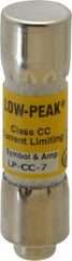 Cooper Bussmann - 150 VDC, 600 VAC, 7 Amp, Time Delay General Purpose Fuse - Fuse Holder Mount, 1-1/2" OAL, 20 at DC, 200 at AC (RMS) kA Rating, 13/32" Diam - Apex Tool & Supply
