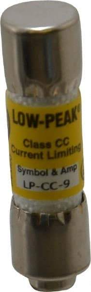 Cooper Bussmann - 150 VDC, 600 VAC, 9 Amp, Time Delay General Purpose Fuse - Fuse Holder Mount, 1-1/2" OAL, 20 at DC, 200 at AC (RMS) kA Rating, 13/32" Diam - Apex Tool & Supply