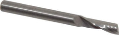 Onsrud - 1/4" Cutting Diam x 3/4" Length of Cut, 1 Flute, Upcut Spiral Router Bit - Uncoated, Right Hand Cut, Solid Carbide, 2-1/2" OAL x 1/4" Shank Diam, Single Edge, 22° Helix Angle - Apex Tool & Supply